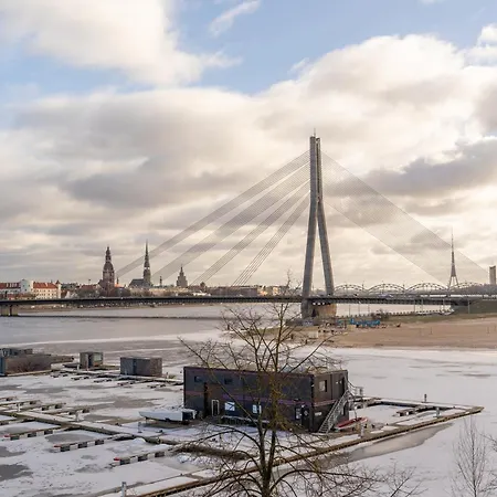 Appartement Riverside Flat With A Beautiful View Over Riga
